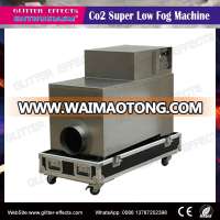 super low fog machine, large power floor Co2 smoke spray jet