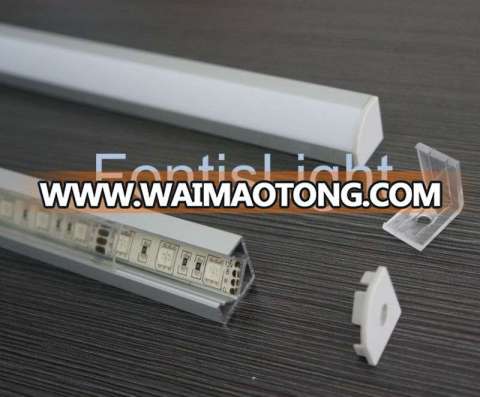 High power LED Aluminum Profile ALP007 1000/2000x18.5x18.5mm